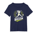Born To Play Soccer Womens T-Shirt - Casual Everyday Wear Unisex