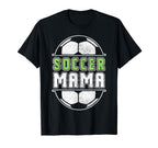 Womens Soccer Mama Soccer Player Soccer T-Shirt - Streetwear Style Unisex