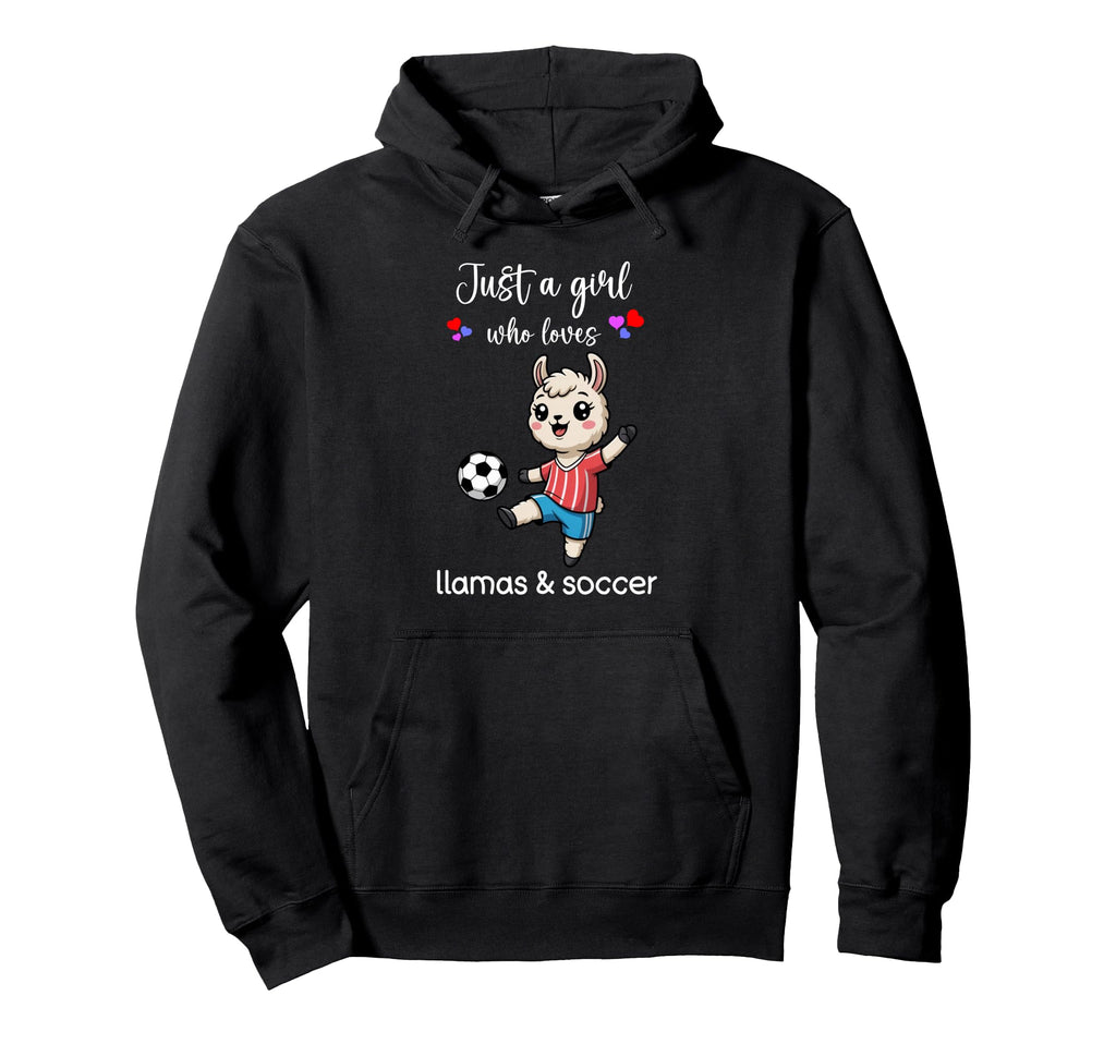 Llama Soccer Llama Soccer Hoodie - Trendy Graphic Unisex