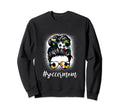 Soccer Mom Messy Bun Soccer Lover Sweatshirt - Minimalist Print for Adults