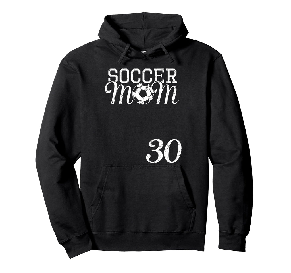 Soccer Mom Jersey Number 30 Favorite Hoodie - Streetwear Style Unisex