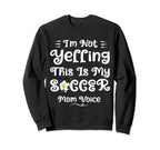 Funny Soccer Mom Art Mama Mom Sweatshirt - Custom Art Print Men Women