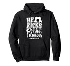Mom Both Soccer And Dance Mom Dancing Hoodie - Graphic Print for Adults