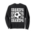 Soccer Grandpa Cracked Wall Sweatshirt - Fun Novelty Design Men Women