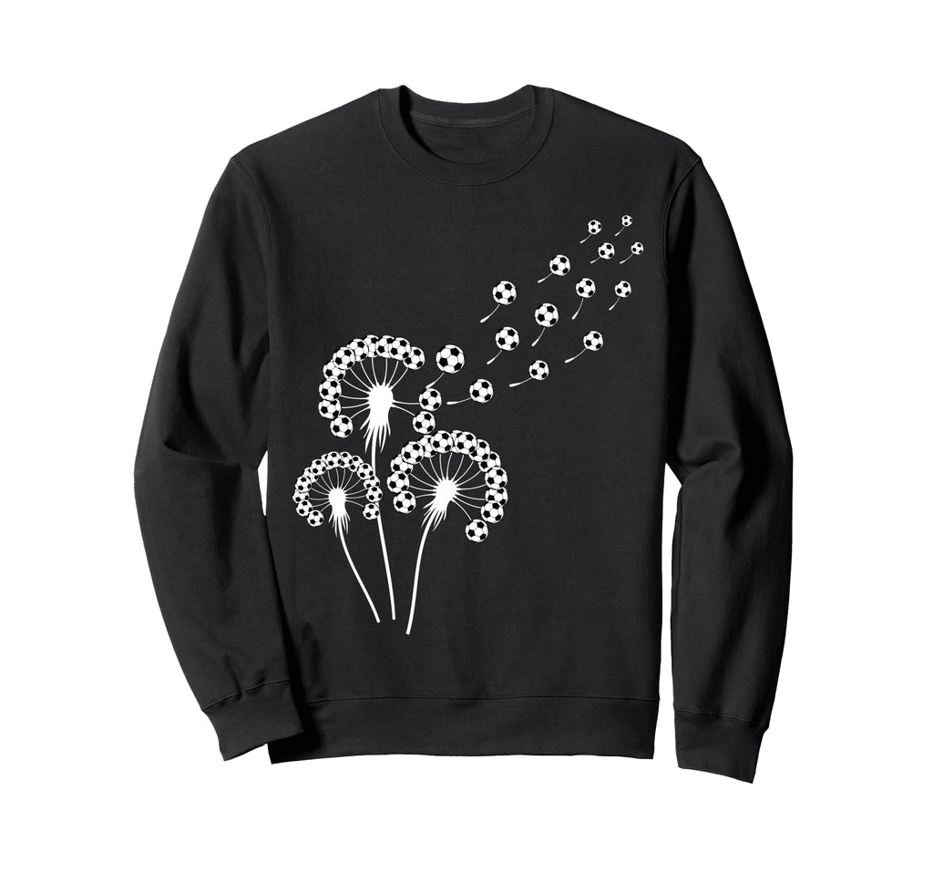 Dandelion Soccer Ball Stuff Sweatshirt - Custom Art Print for Adults