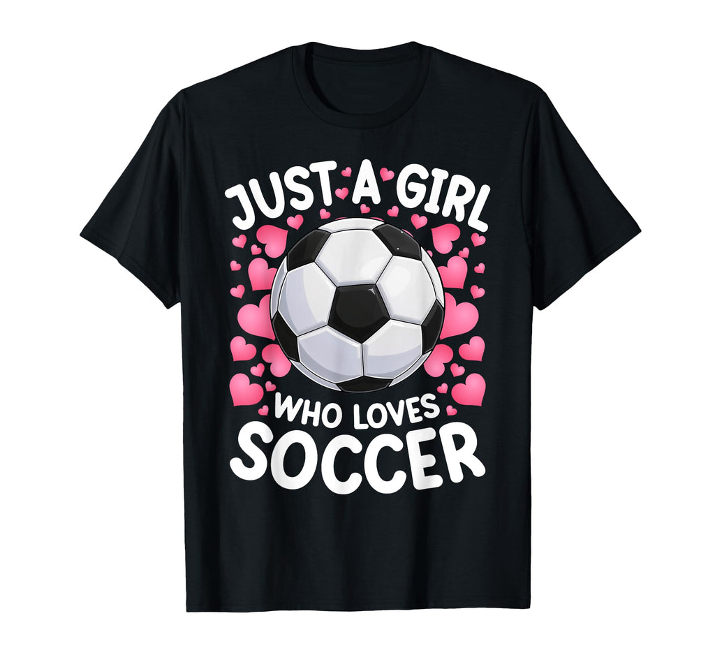 Just Who Loves Soccer Soccer Football T-Shirt - Trendy Graphic for Adults