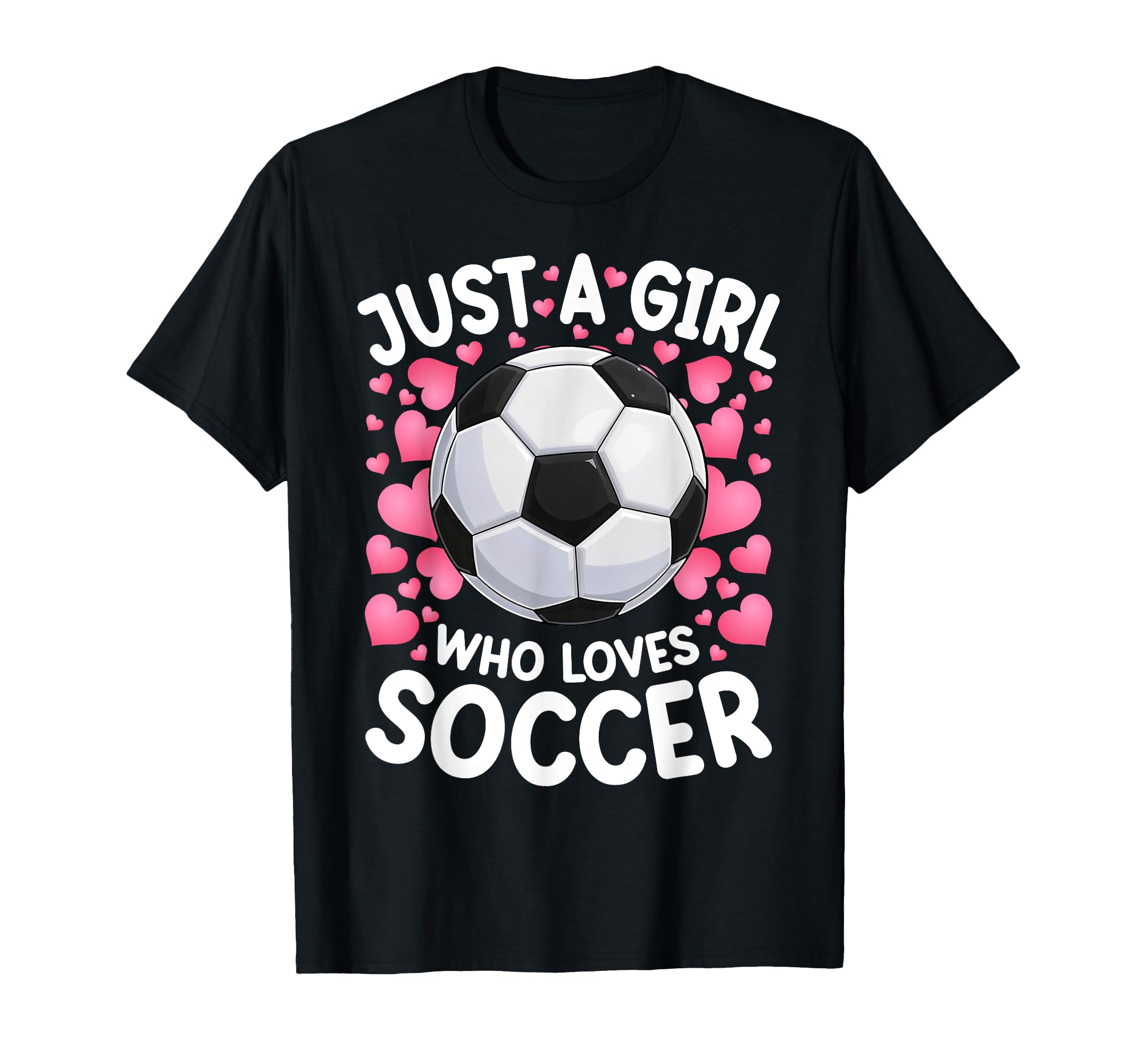 Just Who Loves Soccer Soccer Football T-Shirt - Trendy Graphic for Adults