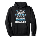 Proud Ice Hockey Goalkeeper Grandpa Hoodie - Fun Novelty Design Men Women