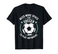 Goal Keeper Need More Space Soccer T-Shirt - Custom Art Print for Adults
