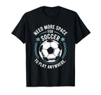 Goal Keeper Need More Space Soccer T-Shirt - Custom Art Print for Adults