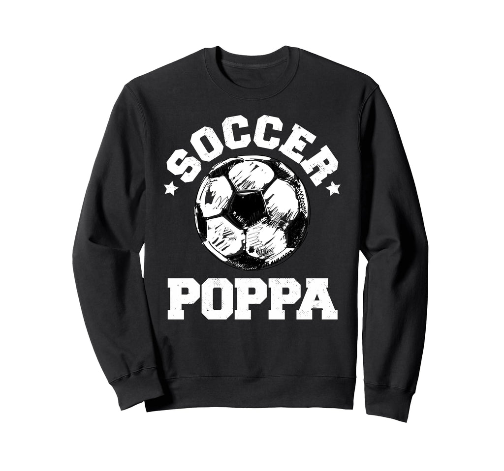Soccer Poppa Soccer Ball Sweatshirt - Streetwear Style for Adults
