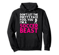 Soccer Art Teen Goalie Soccer Player Hoodie - Fun Novelty Design Men Women