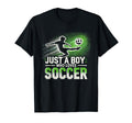 Soccer Soccer Player Just Who Loves T-Shirt - Aesthetic Graphic Unisex