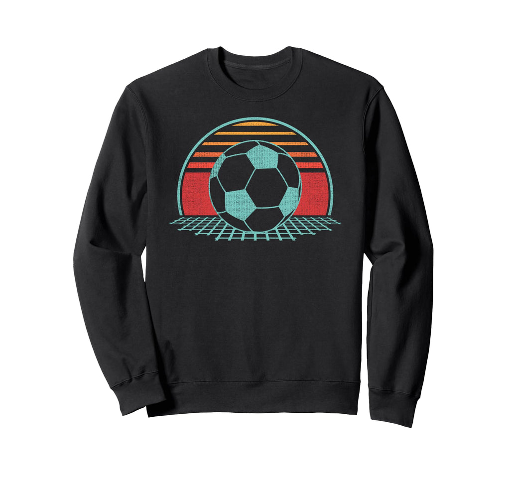 Soccer Ball 80S Soccer Player Sweatshirt - Casual Everyday Wear Unisex