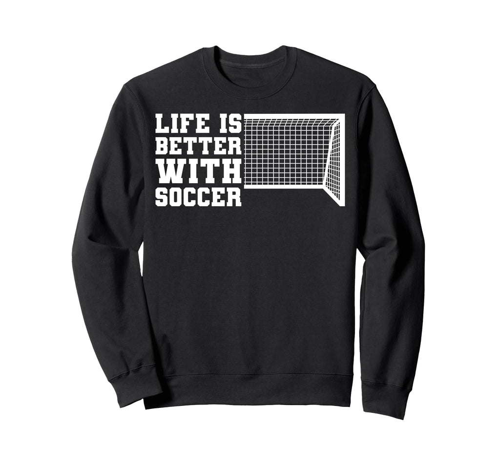 Better Soccer Sweatshirt - Trendy Graphic for Adults