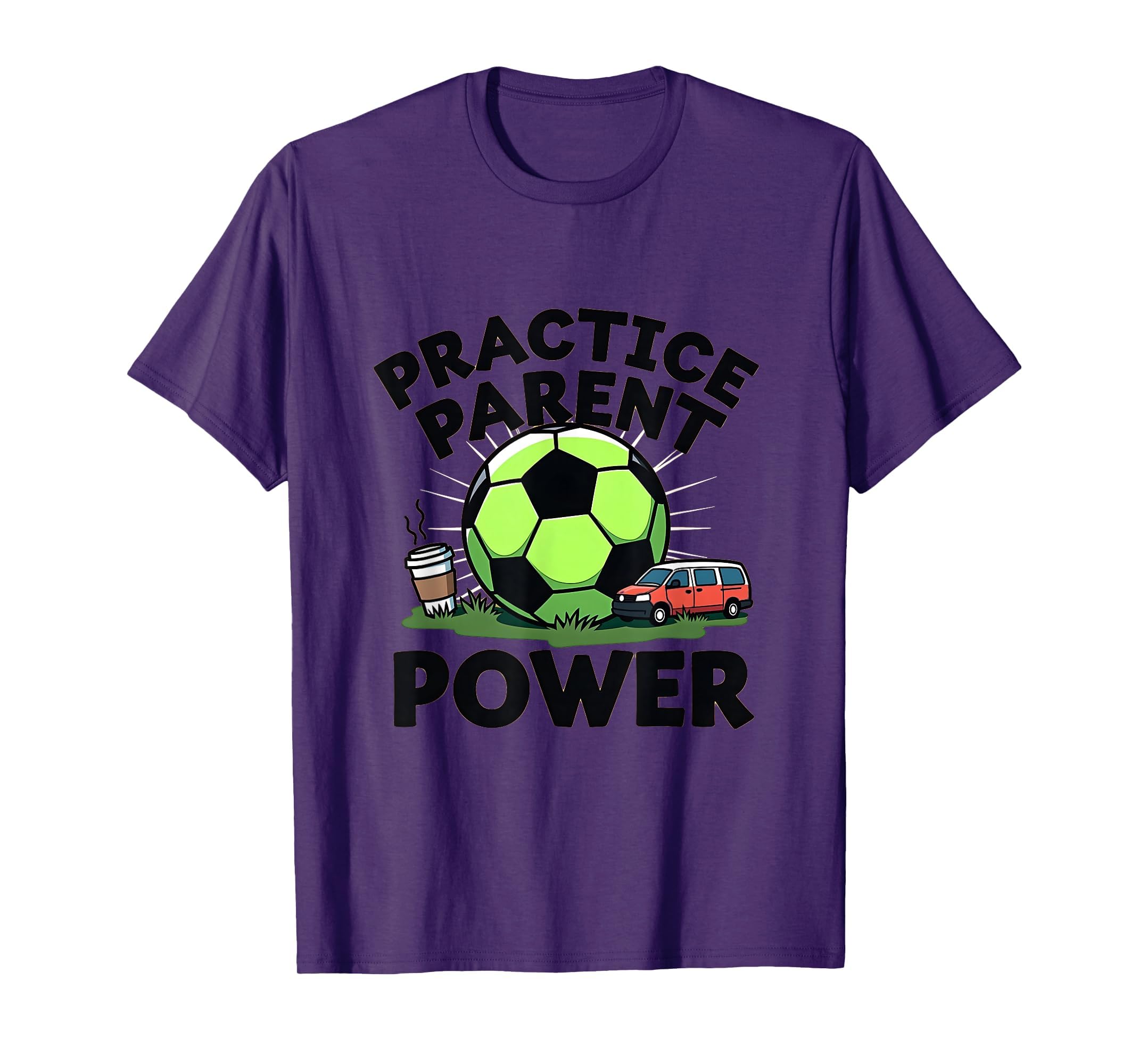 Practice Parent Power Soccer Mom T-Shirt - Trendy Graphic for Adults