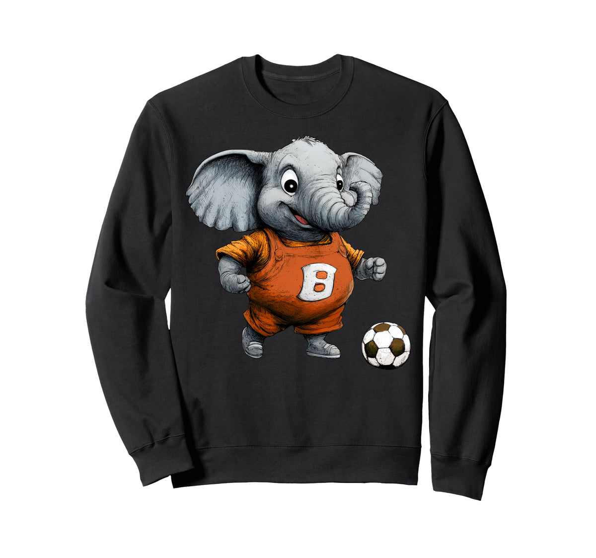 Football Elephants Sweatshirt - Novelty Apparel Unisex