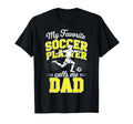 Soccer My Favorite Soccer Player Calls Me T-Shirt - Graphic Print Unisex