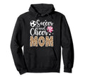 Soccer And Cheer Mom Leopard Hoodie - Casual Everyday Wear for Adults