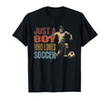 Soccer Player Just Who Loves Soccer T-Shirt - Streetwear Style Unisex