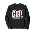 Soccer Player I Play Like Funny Sweatshirt - Custom Art Print for Adults