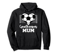Football Goalkeeper Mum Heart Funny Hoodie - Aesthetic Graphic Unisex