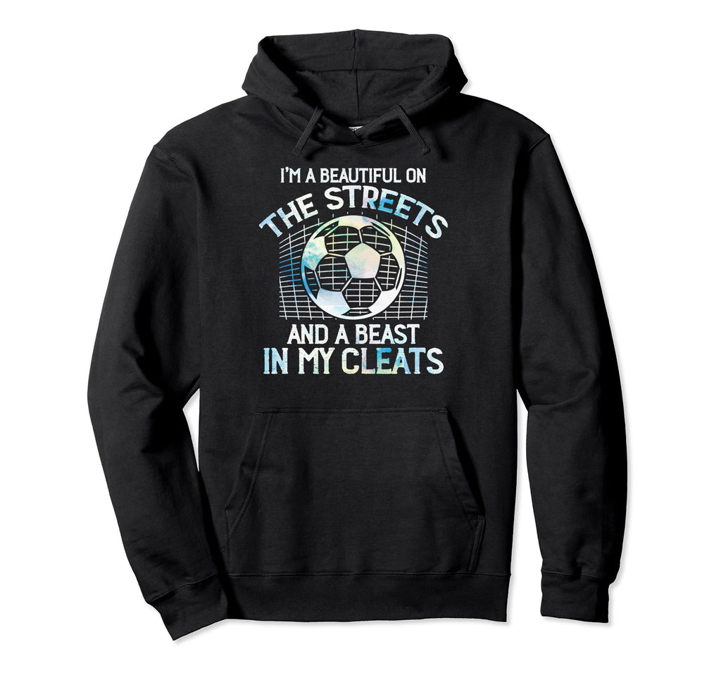 Soccer Player Team Cleats Goalie Captain Hoodie - Graphic Print for Adults