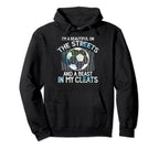 Soccer Player Team Cleats Goalie Captain Hoodie - Graphic Print for Adults