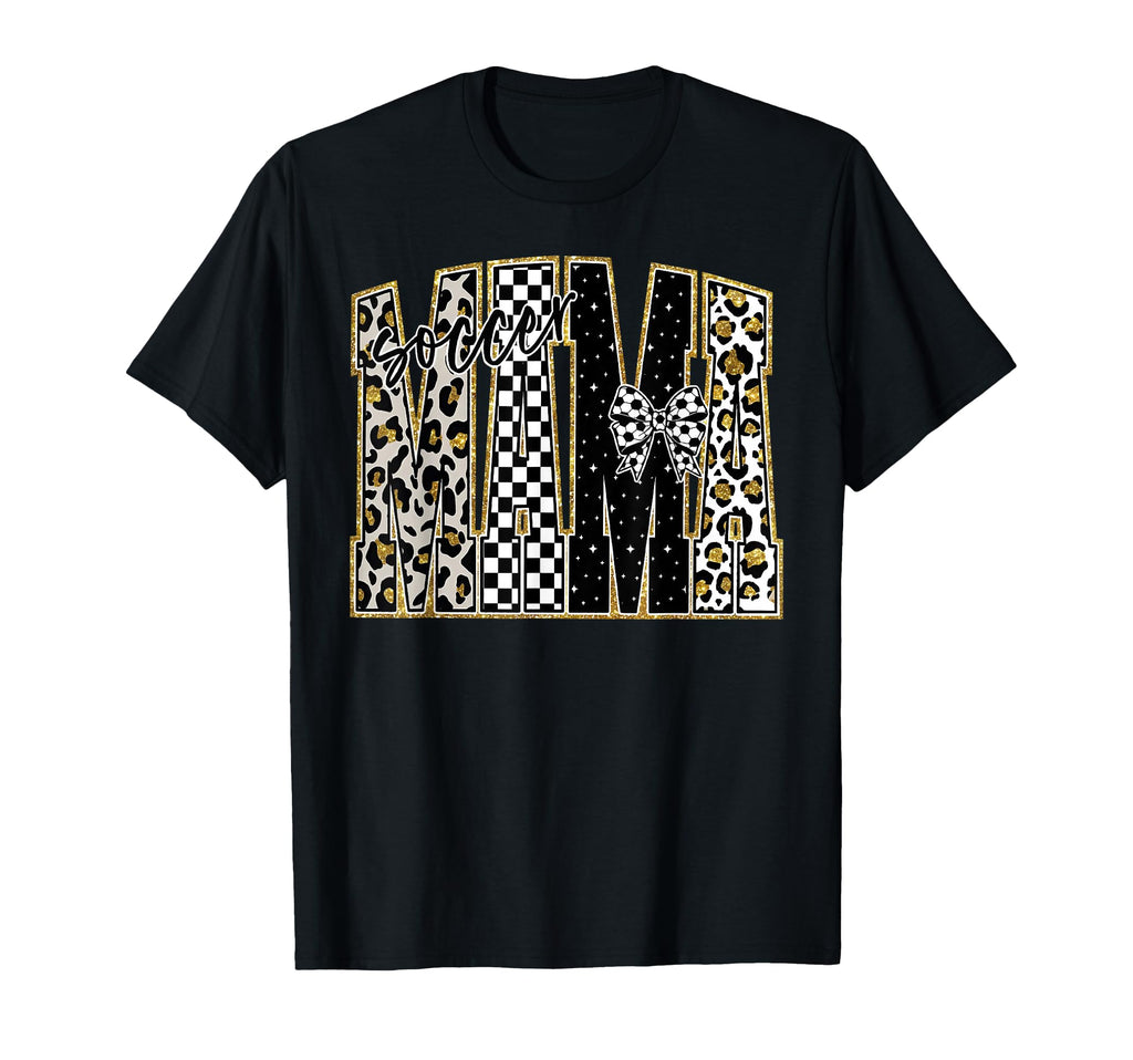 Soccer Mama Game Day Trendy Sports Mom T-Shirt - Fun Novelty Design Unisex
