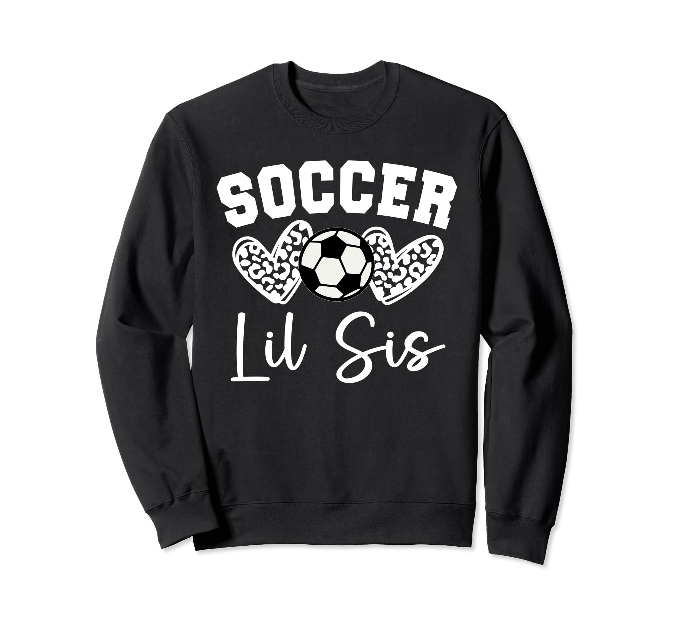 Soccer Lil Sis Matching Family Sweatshirt - Fun Novelty Design Unisex