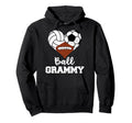 Ball Grammy Heart Funny Volleyball Hoodie - Unique Graphic for Adults