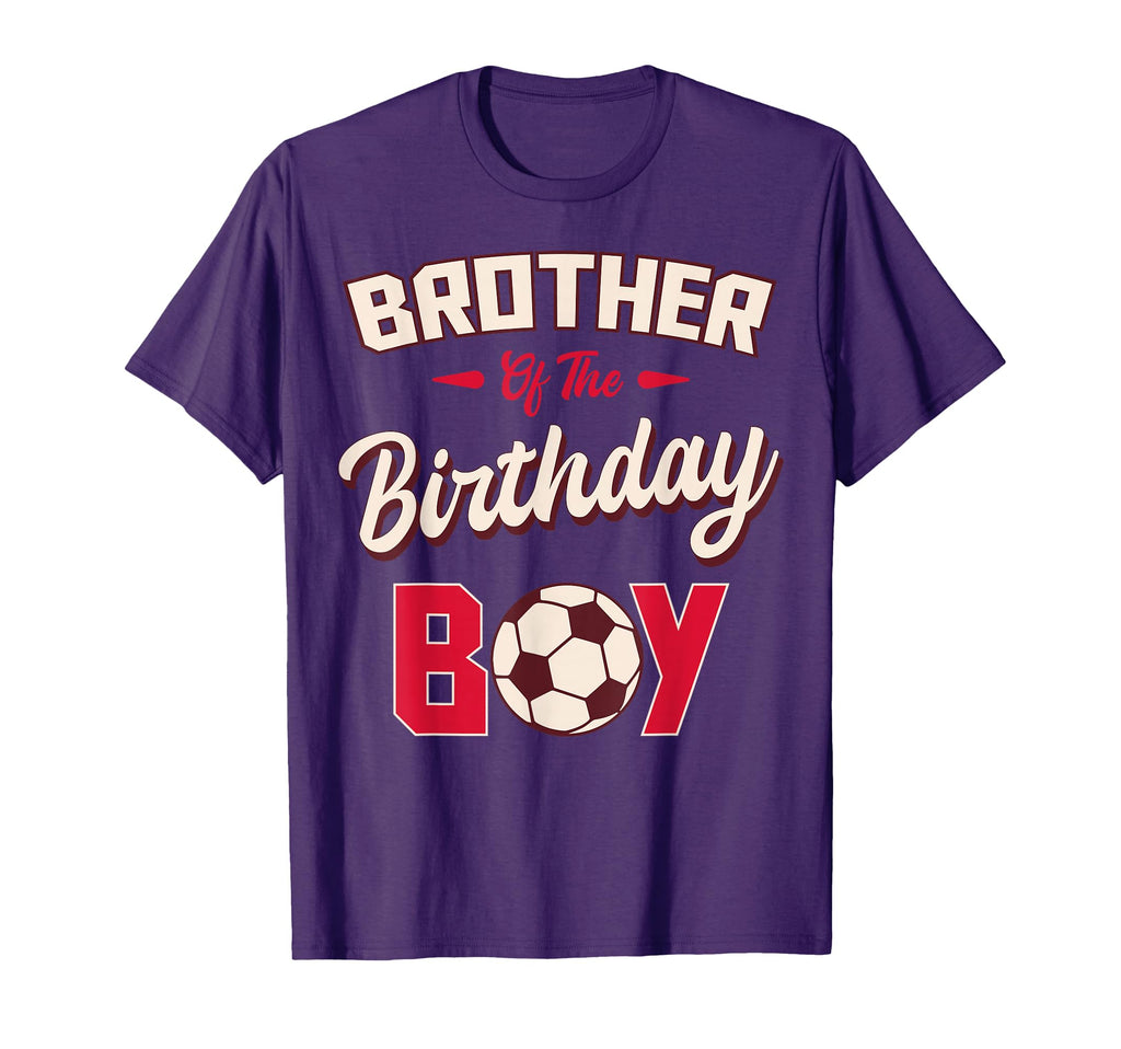 Brother Birthday Soccer Player Bday Party T-Shirt - Custom Art Print Unisex