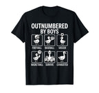 Outnumbered Ducklings Football Soccer T-Shirt - Trendy Graphic Unisex