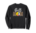 Ball Mom Soccer Softball Mom Sweatshirt - Aesthetic Graphic Unisex