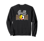 Ball Mom Soccer Softball Mom Sweatshirt - Aesthetic Graphic Unisex