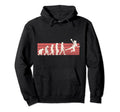 Handball Player Handball Team Evolution Hoodie - Graphic Print Men Women