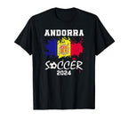 Andorra Andorran Football Soccer T-Shirt - Fun Novelty Design Unisex