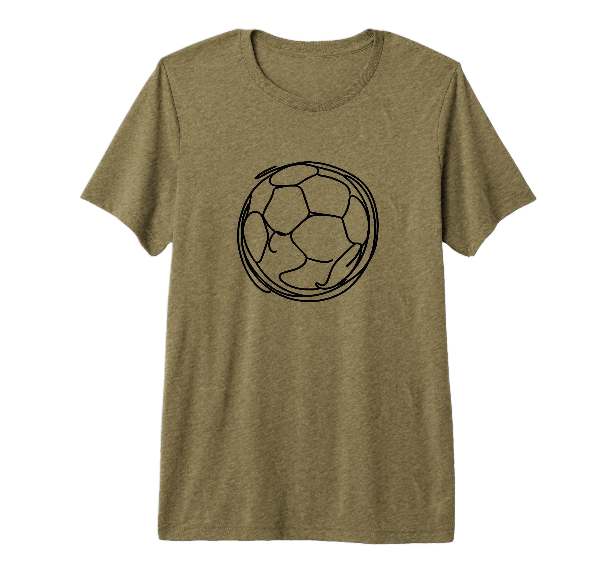 Soccer Ball Goal Keeper Tri Blend T-Shirt - Minimalist Print Men Women