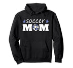 Football Sports Lover Soccer Mom Hoodie - Trendy Graphic for Adults