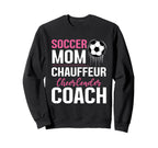 Soccer Mom Mommy Sweatshirt - Unique Graphic Unisex