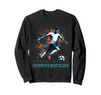 Soccer Defensive Midfielder Sweatshirt - Unique Graphic for Adults