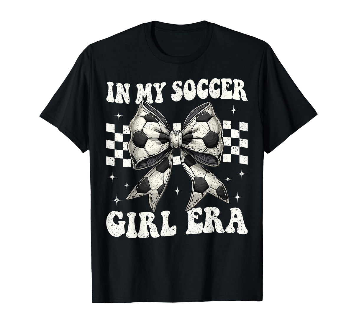 My Soccer Era Coquette Bow Soccer T-Shirt - Aesthetic Graphic Men Women