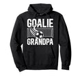 Soccer Goalie Grandpa Soccer Keeper Hoodie - Novelty Apparel for Adults