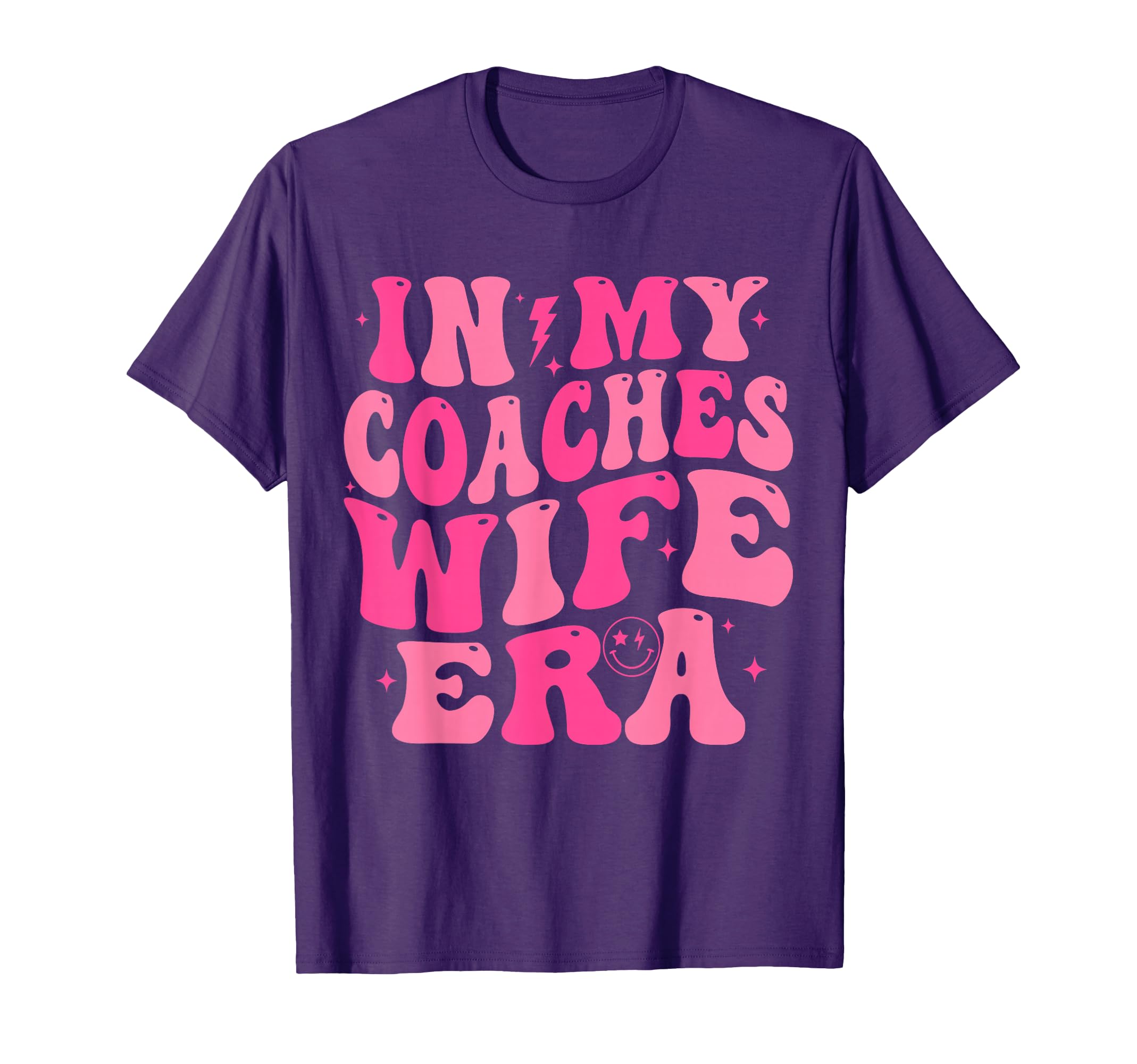 My Coaches Wife Era Football T-Shirt - Fun Novelty Design for Adults
