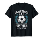 Soccer Lover Most Stressful Position T-Shirt - Trendy Graphic for Adults