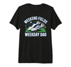 Soccer Player Soccer Dad Kick Sport T-Shirt - Custom Art Print for Adults