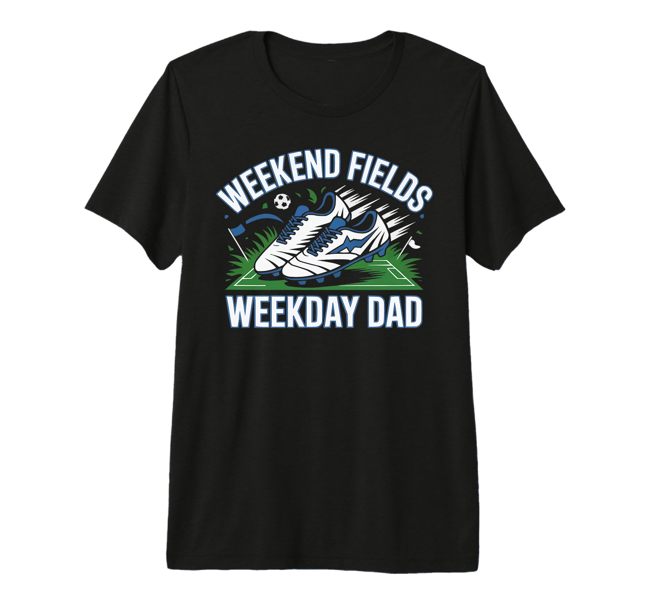 Soccer Player Soccer Dad Kick Sport T-Shirt - Custom Art Print for Adults