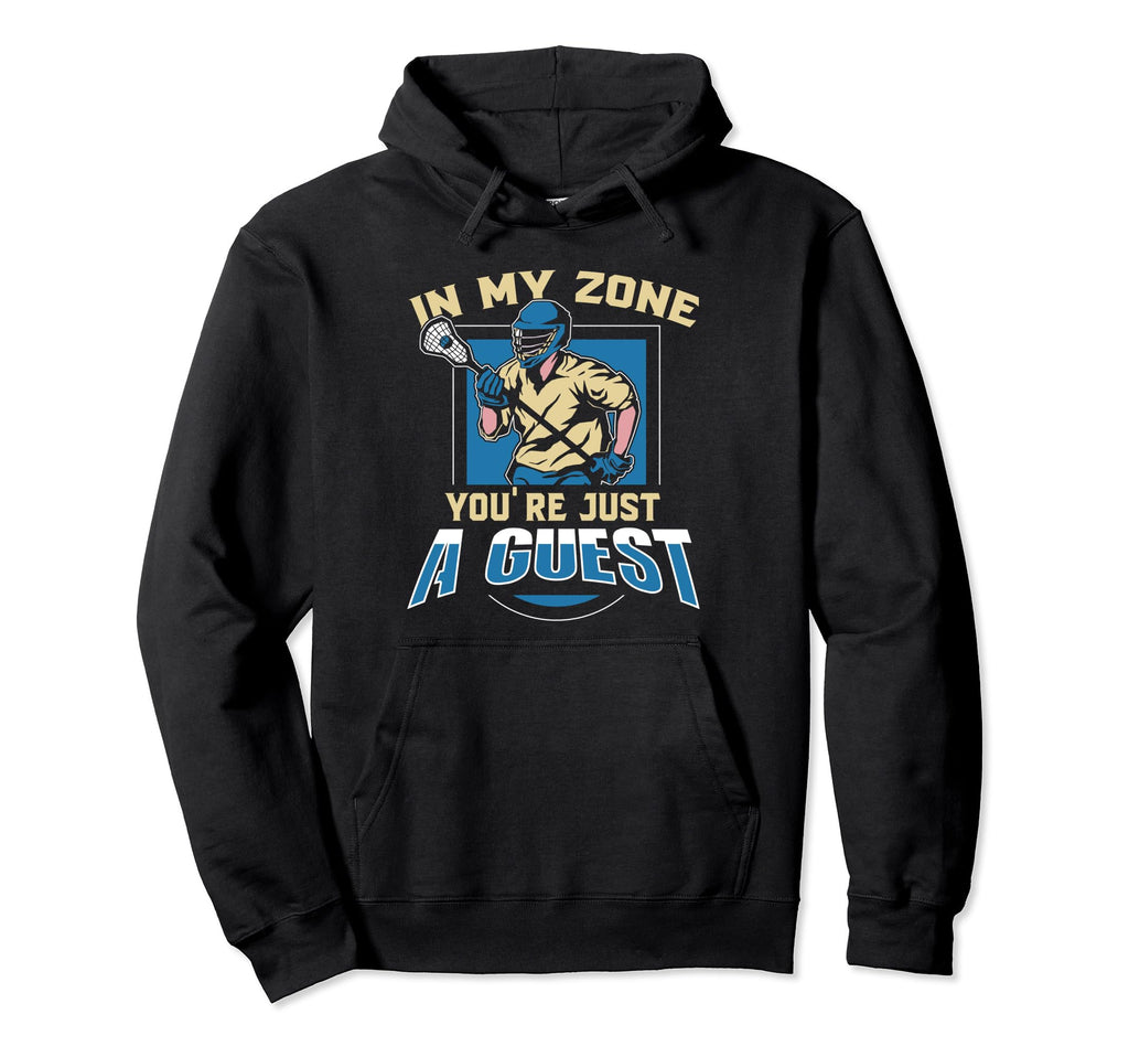 Lacrosse Goalie Sport Lax Goalie Hoodie - Graphic Print for Adults
