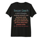 Soccer Coach Tri Blend T-Shirt - Graphic Print Unisex
