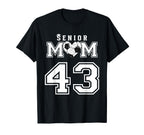 Proud Senior Soccer Mom Custom T-Shirt - Fun Novelty Design for Adults